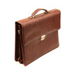 Luxury business brown brief-case on a pure white background. Luxury business brown brief-case on a pure white background.