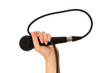 black microphone
