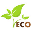 Plant eco icon