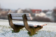 Winterliche Bank