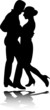 dance silhouette 2 - vector dance silhouette 2 - vector