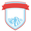 Vintage Mountain Wappen Vintage Mountain Wappen