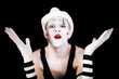 Funny screaming mime Funny screaming mime