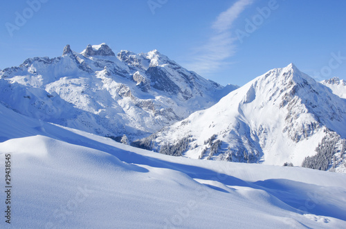 Photo: Winterlandschaft in den Alpen Winterlandschaft in den Alpen