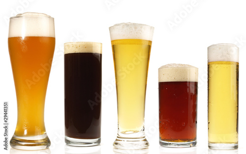 Photo: Biersorten im Glas Biersorten im Glas