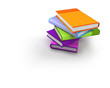 PILE DE LIVRES ORANGE