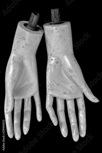 Photo: plastic hands plastic hands