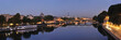 Paris early morning scene. Seine and Pont des Arts. Paris early morning scene. Seine and Pont des Arts.