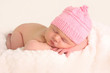 Newborn baby girl