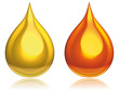 Gocce oro e rosso
