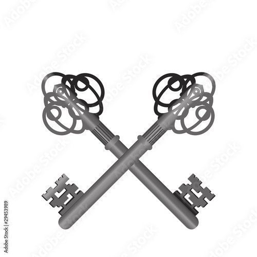Crossed Keys Symbol