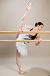 ballerina alla sbarra