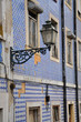 Azulejos sur un mur de Lisbonne, Portugal