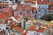 Zoom sur le centre historique de Lisbonne, Portugal Zoom sur le centre historique de Lisbonne, Portugal