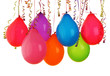 Colorful balloons isolated on white background Colorful balloons isolated on white background