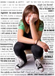Unhappy Girl and Words