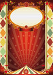 circus vintage rhombus poster