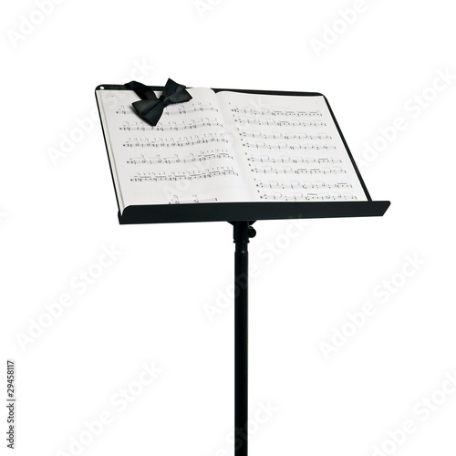 Photo: music stand with music music stand with music