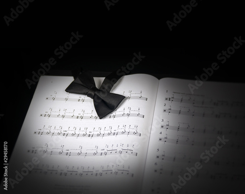 Photo: Spot light on music stand Spot light on music stand