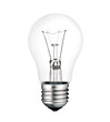 Screw Lightbulb Photo Isolated on White Background Screw Lightbulb Photo Isolated on White Background