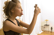 Mädchen mit Fotoapperat