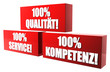 100% Qualität, 100% Service, 100% Kompetenz