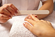 Nagelbehandlung im Beautysalon