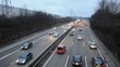 Autobahn am Abend