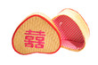 Straw Container With Chinese Character, Double happiness, Straw Container With Chinese Character, Double happiness,