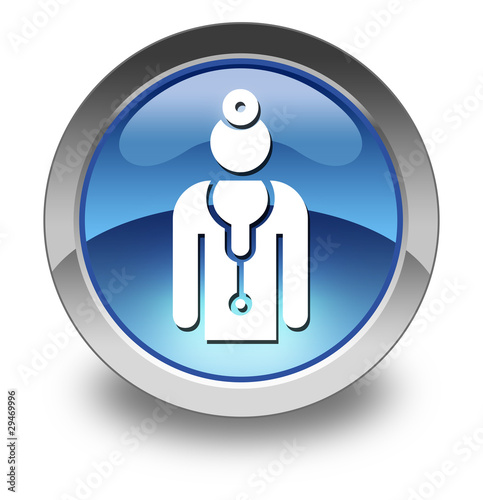 Illustration: Glossy Pictogram "Physician" Glossy Pictogram "Physician"