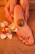 Fußbehandlung im Wellnessstudio
