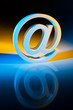 E-Mail Zeichen. Online Kommunikation.