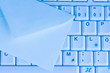 Computer Tastatur und Kuvert. E-mail.