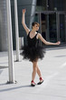 ballerina in black tutu