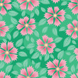 Seamless floral background