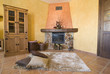 Foto: Chimenea en el salón de una casa rural. Chimenea en el salón de una casa rural.