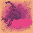 background with boy jumping on a skateboard background with boy jumping on a skateboard