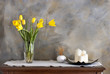 Photo en ligne au meilleur prix Vaso di tulipani gialli