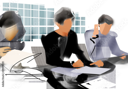 Illustration: 仕事の現場 仕事の現場