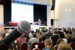 Microphone at conference.