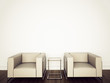 sofa in modern comfortable interior