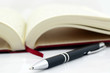 pen and notebook
