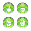Buttons Handzeichen 4