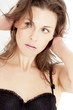worried lady in bra