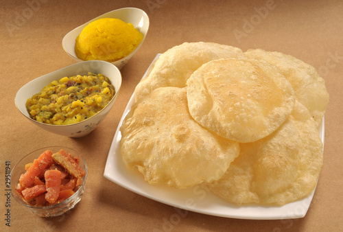 Photo: Halwa Puri & Achar Halwa Puri & Achar