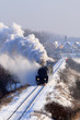 Old retro steam train