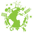 Green environmental earth