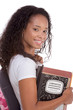 College student young African American woman