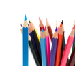 A bunch of color pencils A bunch of color pencils