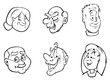 old faces